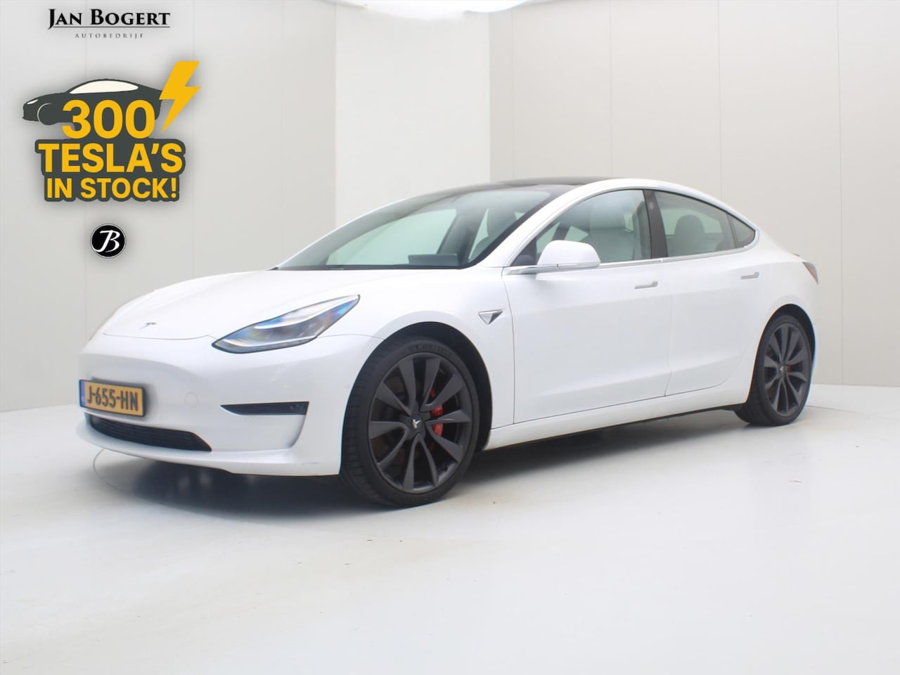 Tesla Model 3 - Performance AWD 486pk 75 kWh [ WIT LEDER+AUTOPILOT+530KM WLTP+PREMIUM AUDIO ] - AutoWereld.nl