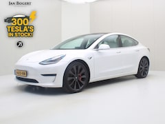 Tesla Model 3 - Performance AWD 486pk 75 kWh [ WIT LEDER+AUTOPILOT+530KM WLTP+PREMIUM AUDIO ]