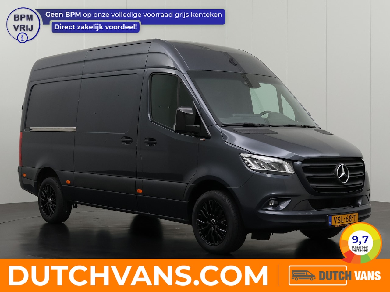 Mercedes-Benz Sprinter - 317CDI 9G-Tronic Automaat L2H2 RWD | Led | 3500Kg Trekhaak | Navigatie | Camera | Airco | - AutoWereld.nl