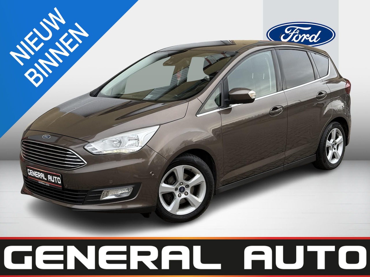 Ford C-Max - 1.0 Titanium 1.0 Titanium, Navi, Camera, Nieuwe Distributieriem - AutoWereld.nl
