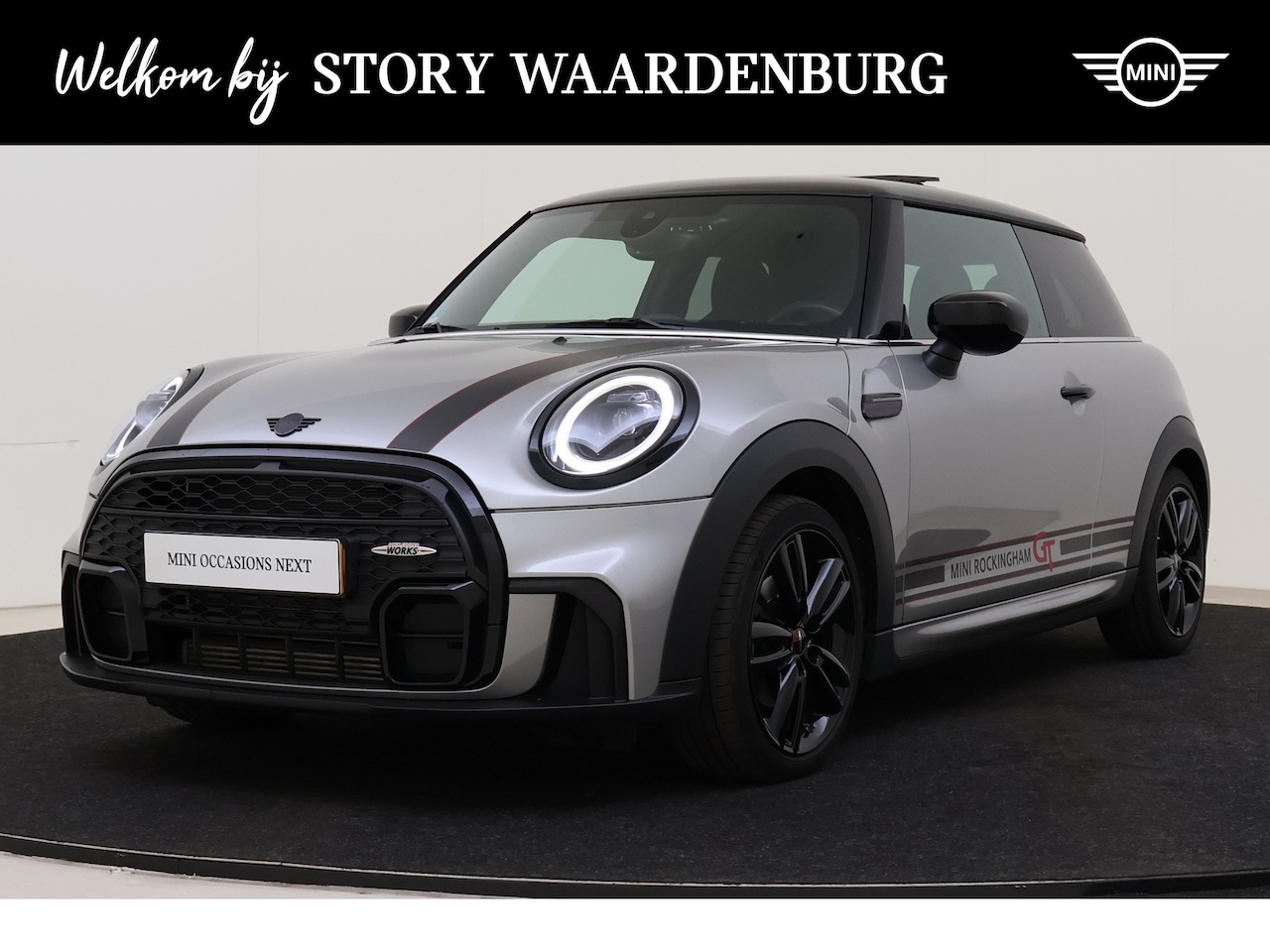 MINI John Cooper Works - Hatchback Rockingham GT JCW Automaat / Panoramadak / JCW Sportstoelen / LED / Adaptief ond - AutoWereld.nl
