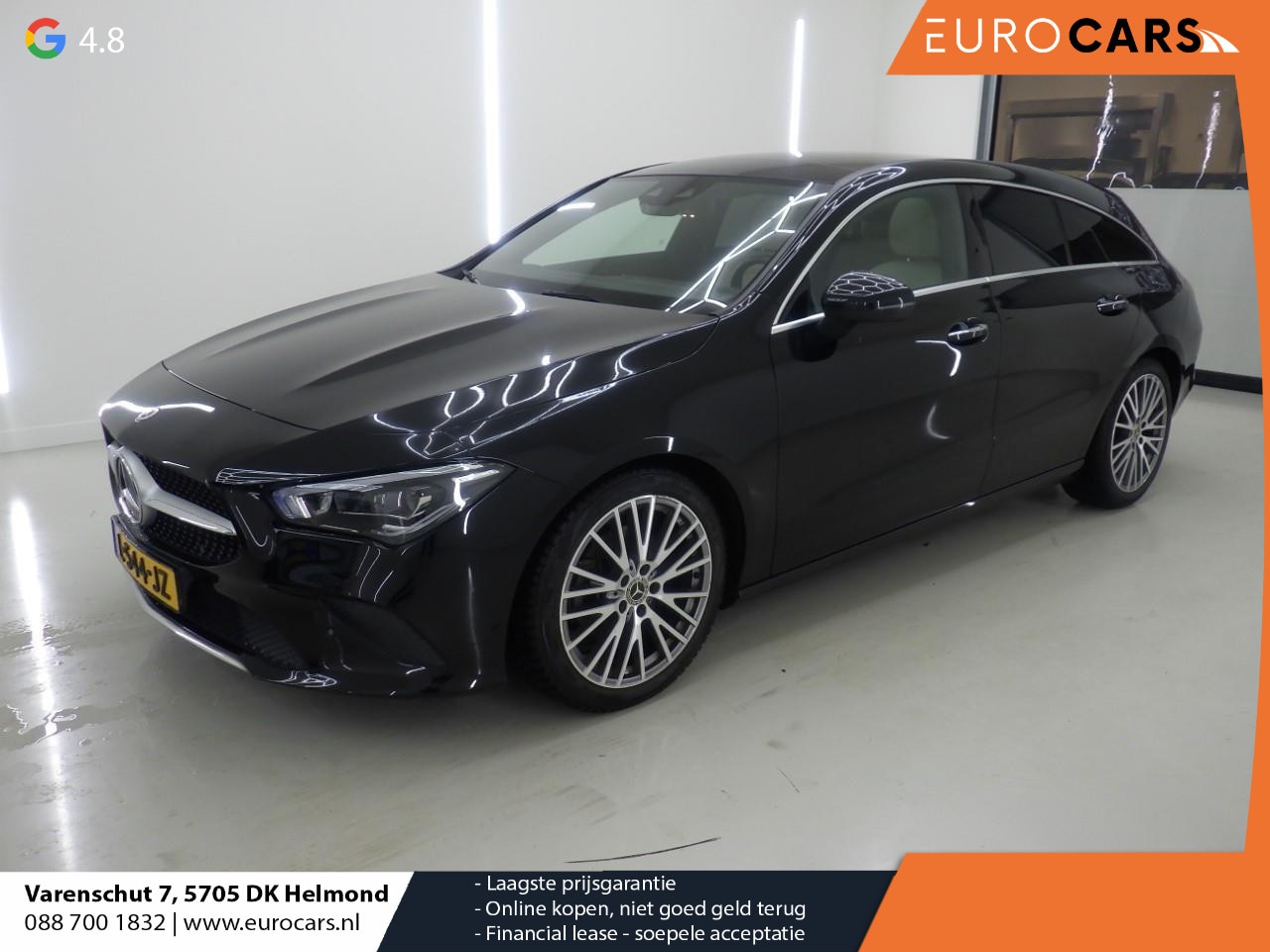 Mercedes-Benz CLA-klasse Shooting Brake - 200 Aut. DCT Luxury BUITENKANS! Panodak Ambient Light Leder + Memory stoelen PDC VA+Camera - AutoWereld.nl