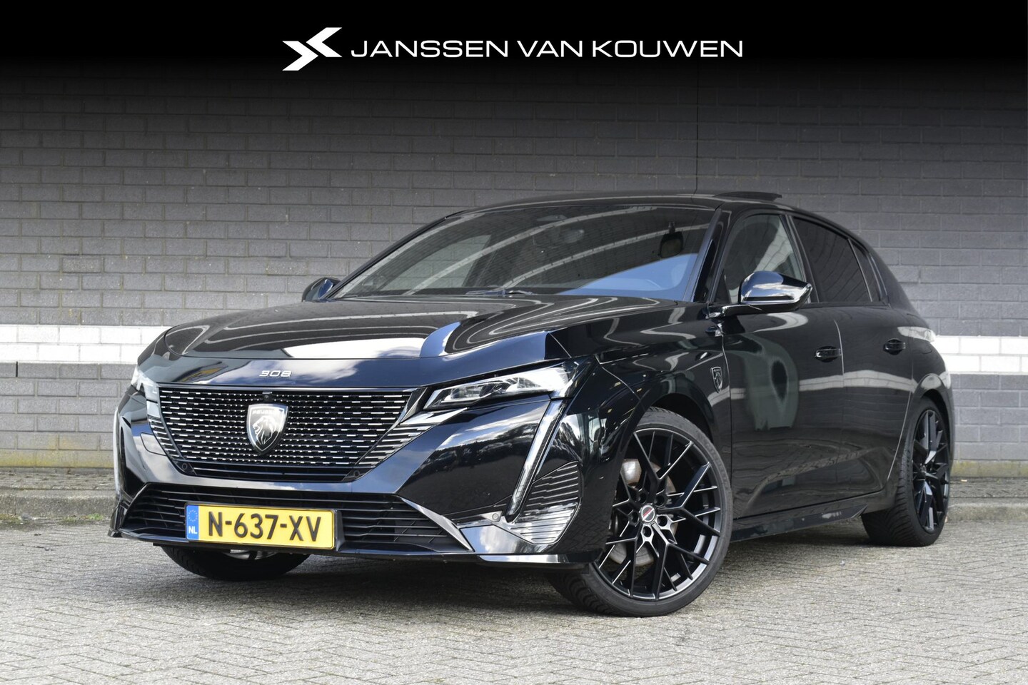 Peugeot 308 - 1.6 HYbrid 225 GT Pack Business / Pano / Stoelverwarming / FOCAL / Afn. Trekhaak / LED - AutoWereld.nl