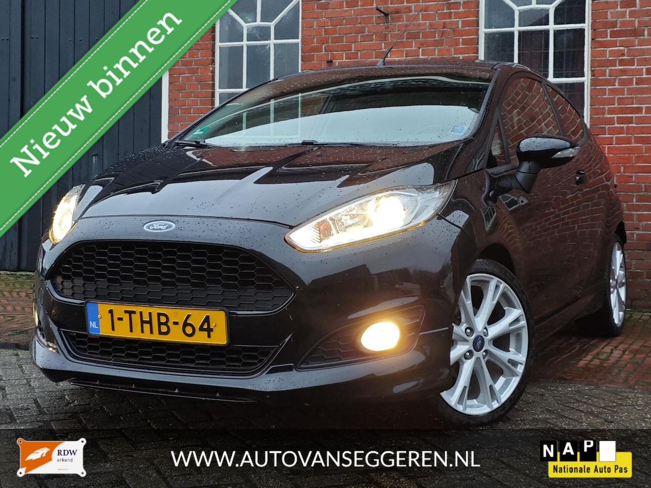 Ford Fiesta - 1.0 EcoBoost Sport - Garantie/APK/ Cruise/ 130PK - AutoWereld.nl