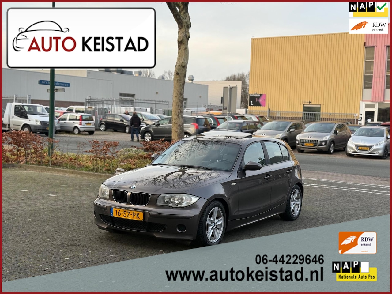 BMW 1-serie - 118i AUTOMAAT 5-DEURS LEDER/AIRCO/SCHUIFDAK! APK 01-2027 - AutoWereld.nl