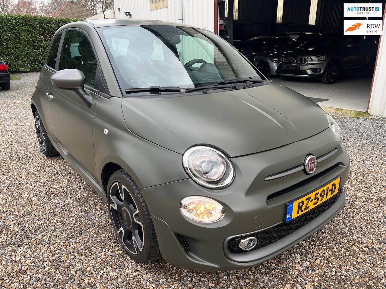 Fiat 500 - 0.9 TwinAir Turbo Sport MAT-GROEN.NAVI.LED.NAP! - AutoWereld.nl