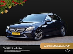 Mercedes-Benz C-klasse - C 180 AMG line | Sound Multibeam Panoramadak Bruin leder Artico