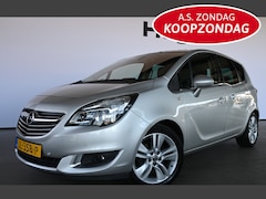 Opel Meriva - 1.4 Turbo Blitz Navigatie Leder Stoelverwarming Trekhaak Rijklaarprijs Inruil Mogelijk