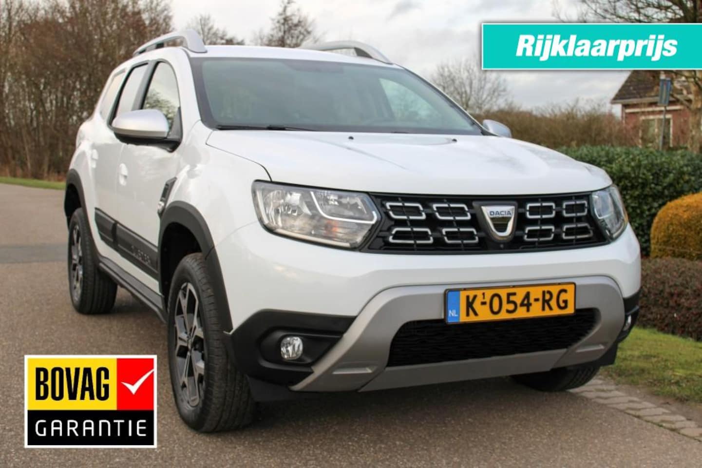 Dacia Duster - 1.3 TCE 130pk 4X4 Prestige leer/airco/cruise/navi/camera/DAB/trekhaak - AutoWereld.nl