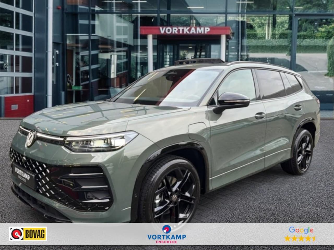 Volkswagen Tayron - 1.5 TSI DSG EHYBRID 272PK R-LINE PANO.DAK/TREKHAAK/ACC/H+K/360CAM/NAVI/CARPLAY - AutoWereld.nl