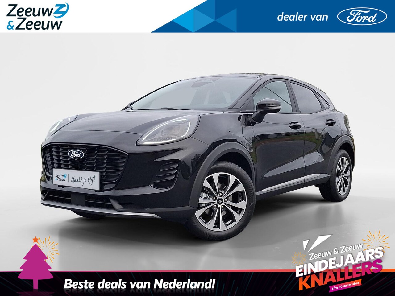 Ford Puma - 1.0 EcoBoost Hybrid Titanium Automaat | Winterpack | Camera | Climate Control | Parkeersen - AutoWereld.nl