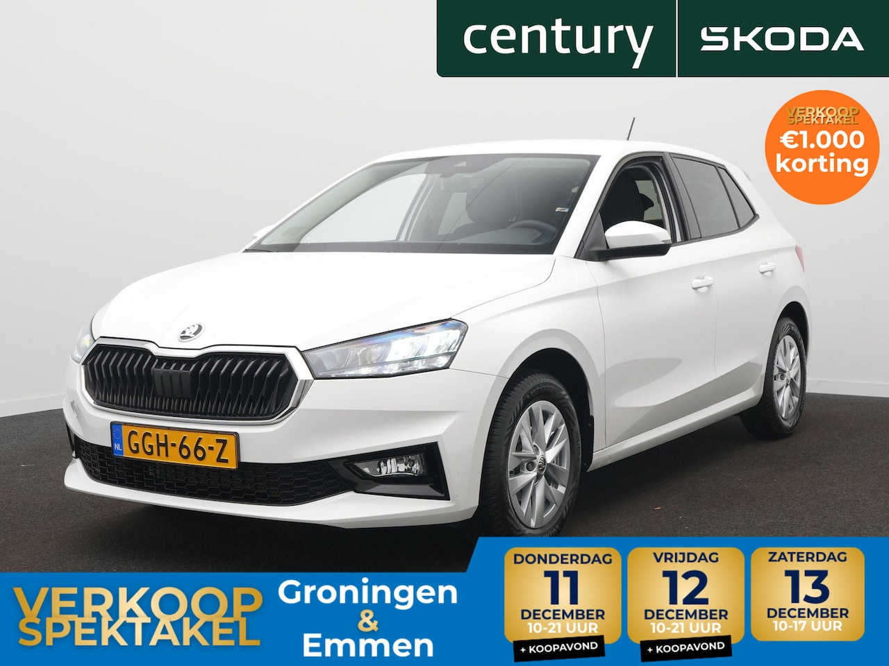 Skoda Fabia - 1.0 TSI Selection / Airco / Sensoren / Carplay - AutoWereld.nl