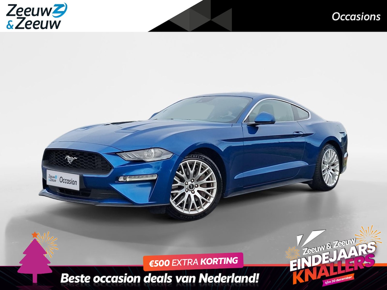 Ford Mustang Fastback - 2.3 EcoBoost Automaat | NL auto | Dealer onderhouden | Custom Pack - AutoWereld.nl