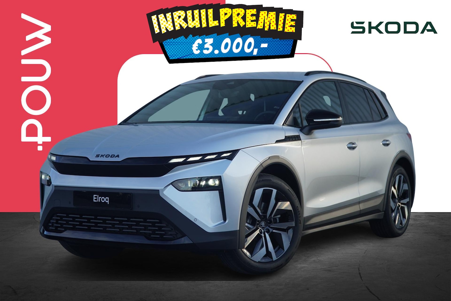 Skoda Elroq - 60 204pk Sportline Edition | Warmtepomp | Business Upgrade Pakket Plus - AutoWereld.nl