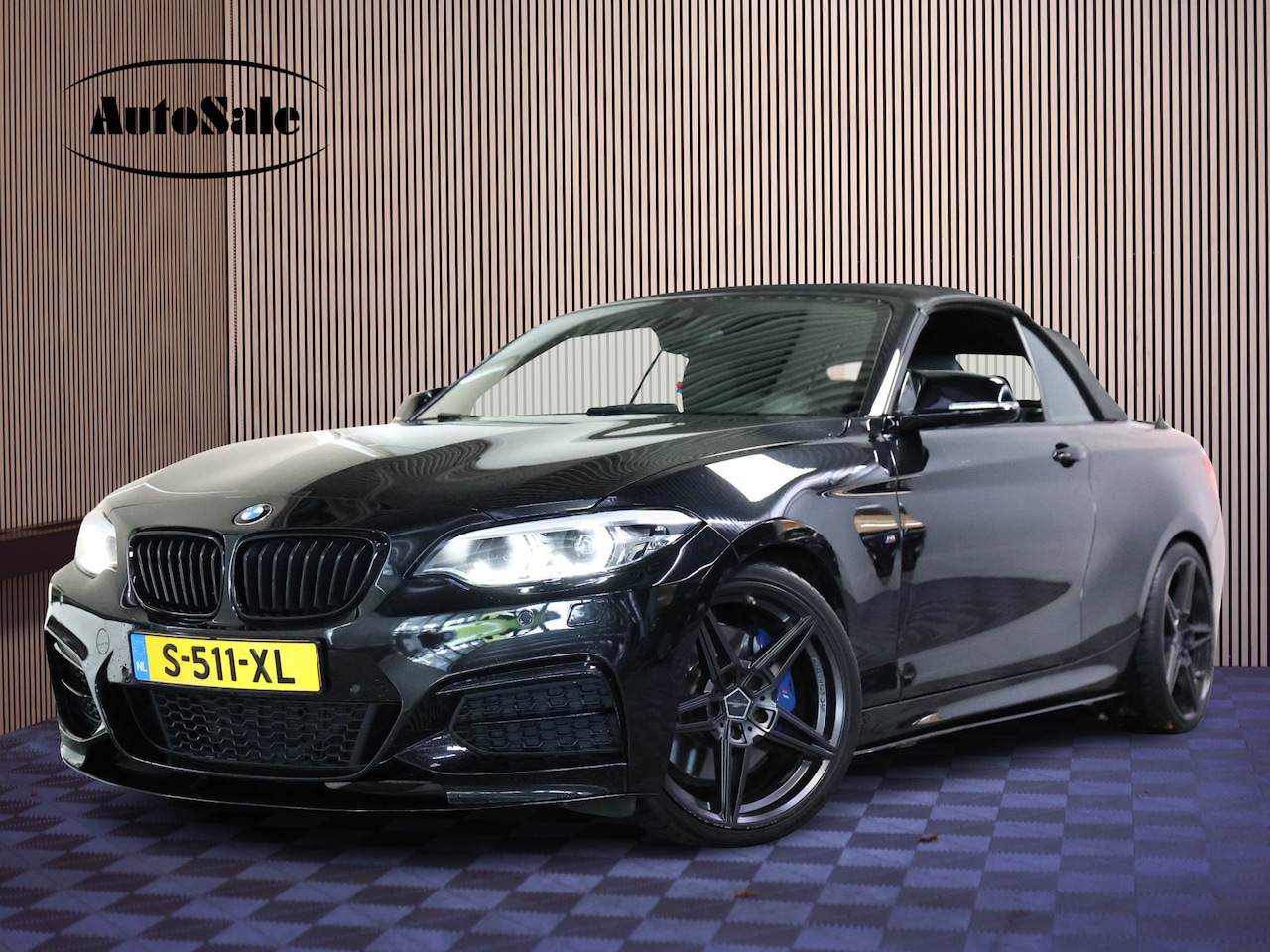 BMW 2-serie Cabrio - M240i avm H&K NAVI PDC LEDER REMUS '18 - AutoWereld.nl