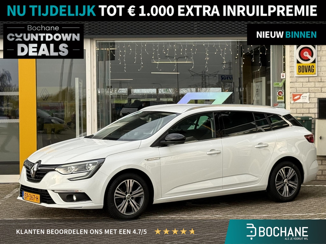 Renault Mégane Estate - 1.5 dCi Limited | NAP | Trekhaak | Key-less | Navigatie | Riem vv 2025 | Parkeersensoren | - AutoWereld.nl