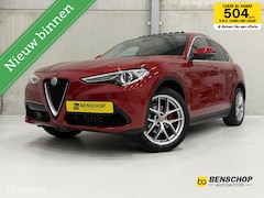 Alfa Romeo Stelvio - 2.0 T AWD First Edition Competition Red Panodak Leer Navi Memory 20 inch