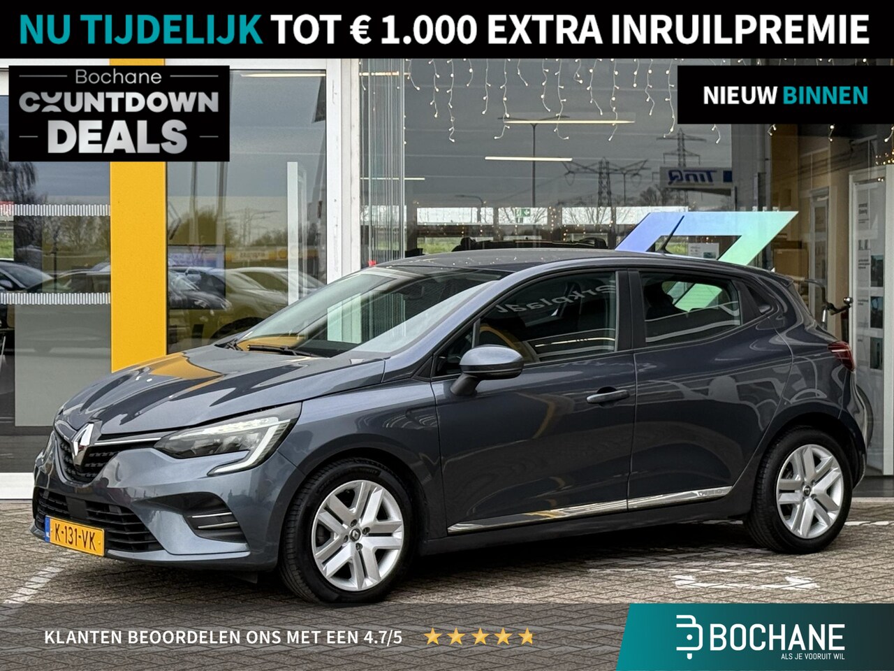 Renault Clio - 1.0 TCe Zen Comfort | Navigatie | Climate Control | Key-less | DAB | Parkeersensoren | Cru - AutoWereld.nl