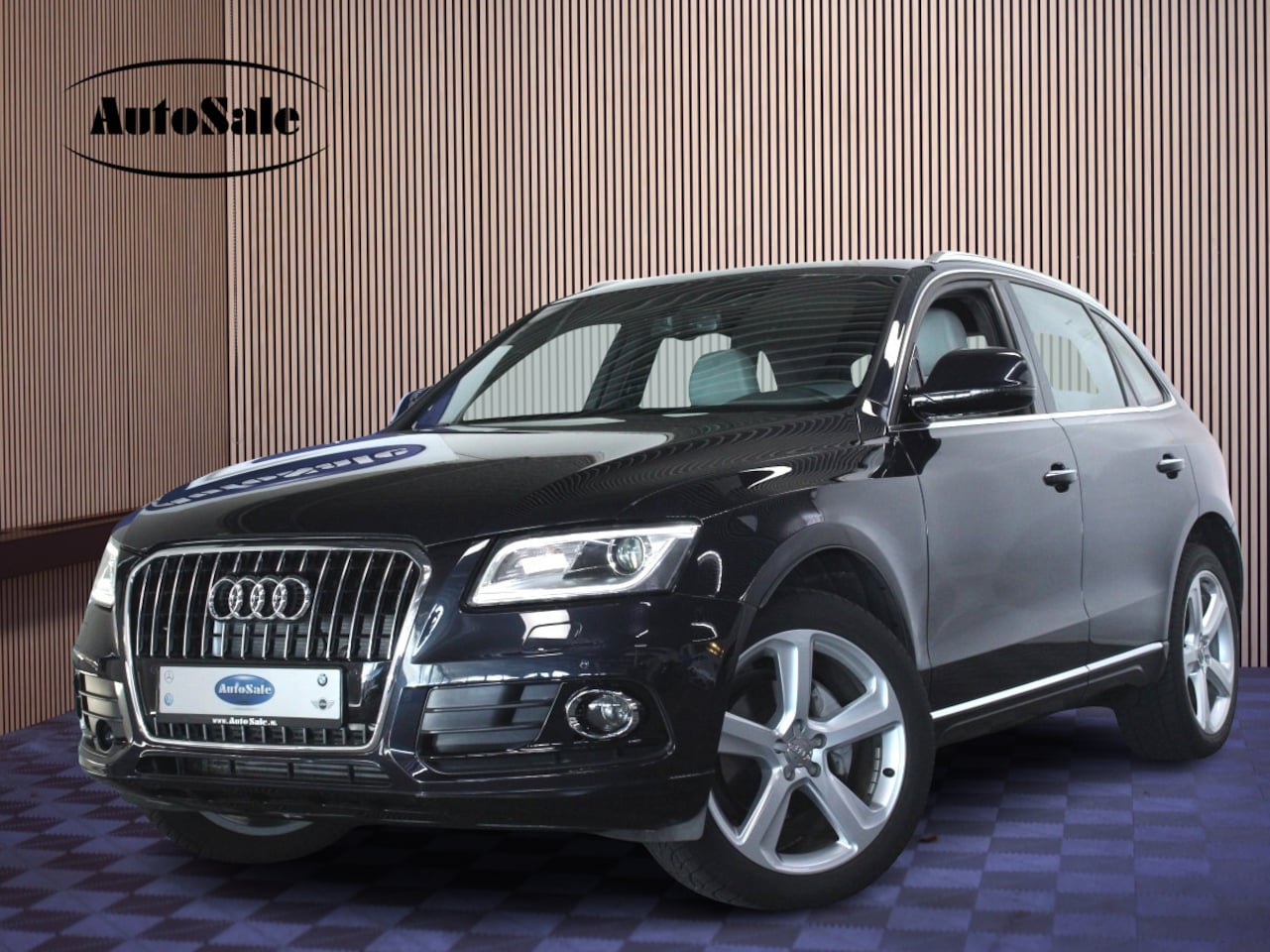 Audi Q5 - 2.0 TFSI Quattro S-Line 1eEIG ACC LEDER KEYLS STOELVW NAVI '16 - AutoWereld.nl