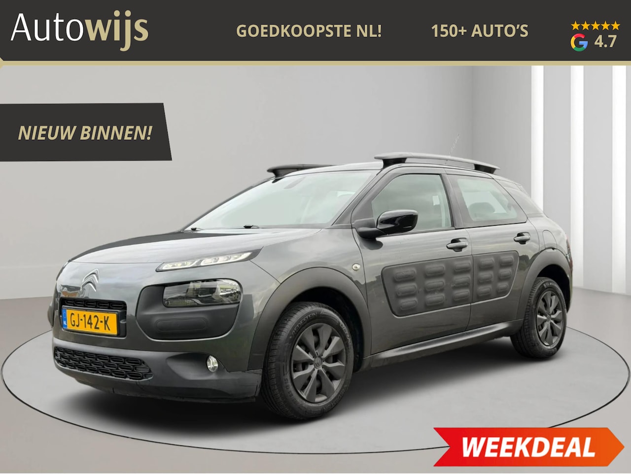 Citroën C4 Cactus - 1.6 BlueHDi Business|NAVI|TREKHAAK|NL AUTO|CAMERA| - AutoWereld.nl