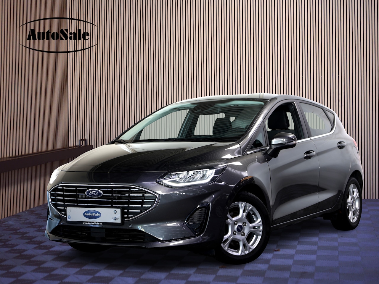 Ford Fiesta - 1.0 EcoBoost Hybrid 39.000 km Titanium AUT CARPLAY DAB STUURVW '22 - AutoWereld.nl