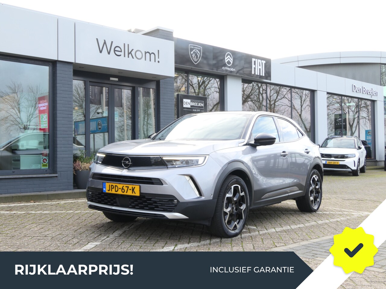 Opel Mokka-e - Ultimate 50-kWh 11kw bl. | Winter-pakket | 100% elektrisch | Dodehoek detector - AutoWereld.nl