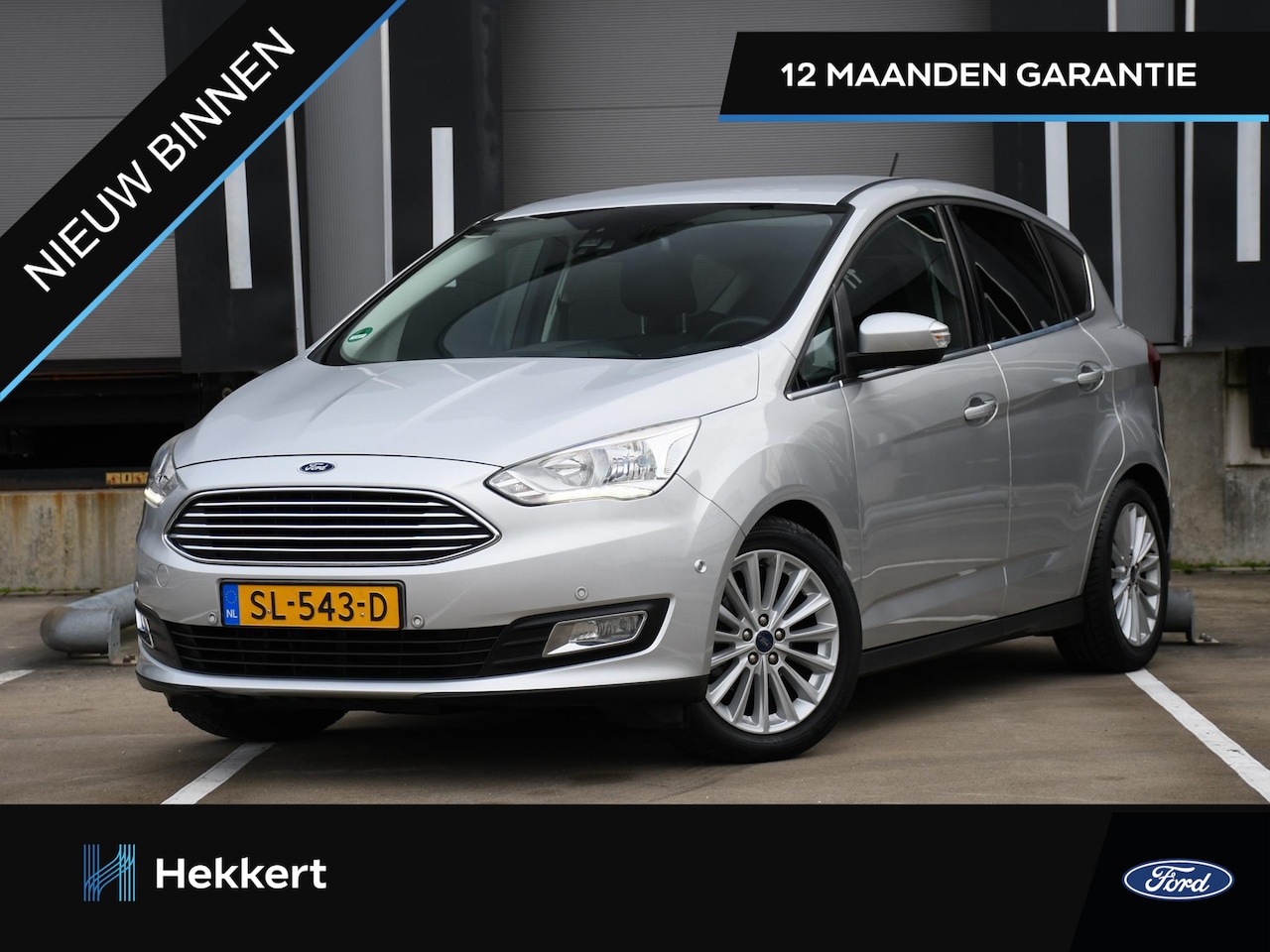 Ford C-Max - Titanium 1.0 125pk TREKHAAK | PDC + CAMERA | 17''LM | KEYLESS | NAVI | APPLE-CARPLAY - AutoWereld.nl