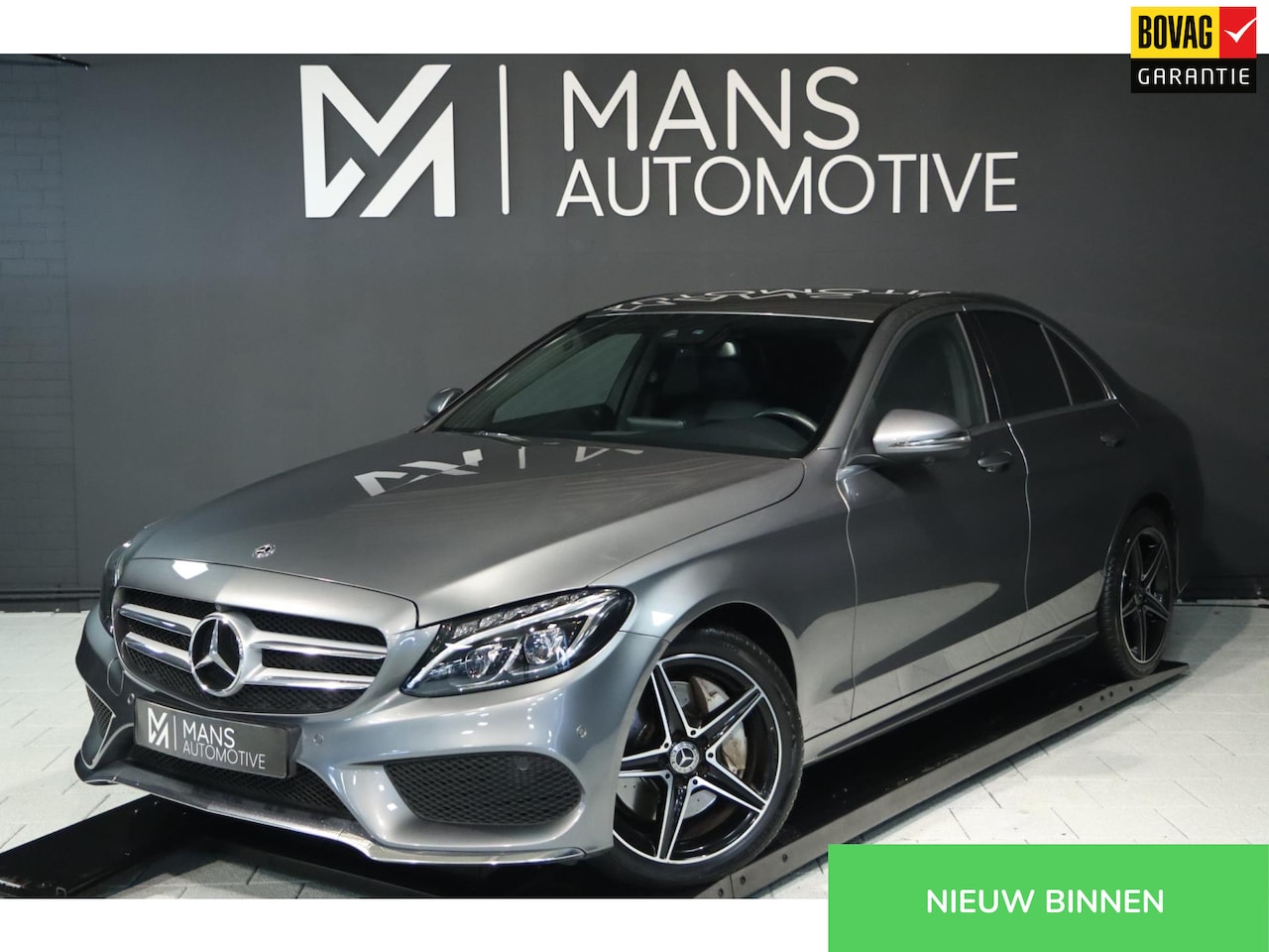 Mercedes-Benz C-klasse - 250 AMG / DODEHOEK / 360 / BURMESTER / DEALER SERVICE - AutoWereld.nl