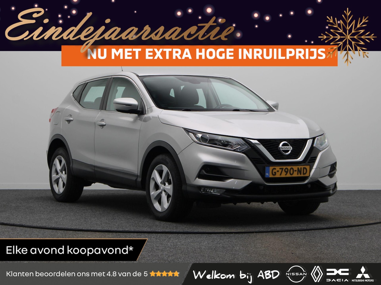 Nissan Qashqai - 1.3 DIG-T Acenta | Trekhaak | Automaat | Apple Carplay & Android Auto | 1500kg trekgewicht - AutoWereld.nl