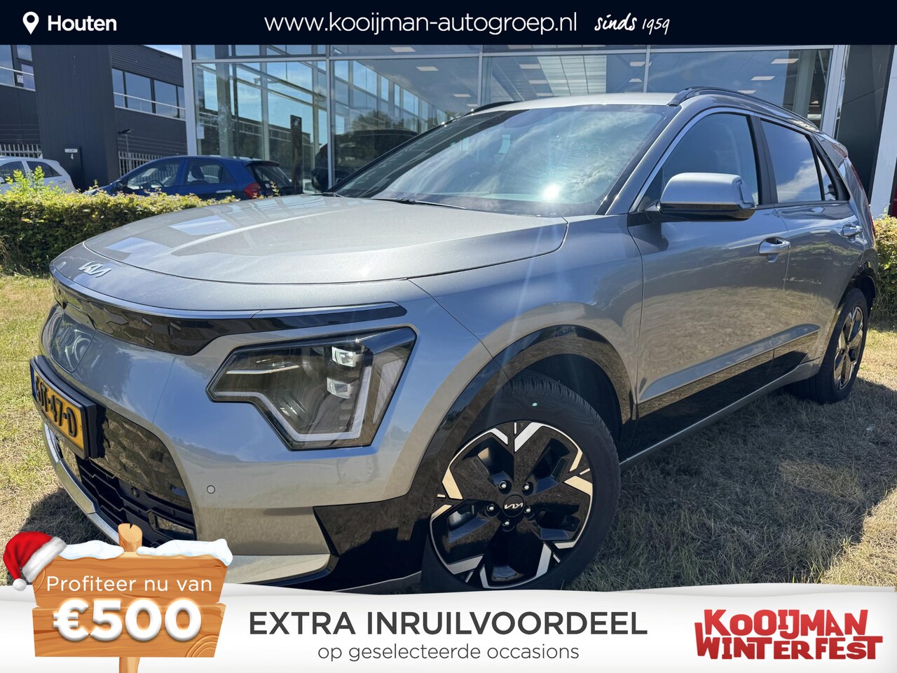 Kia Niro EV - Edition Advanced 64.8 kWh , All-Season Banden, Elektrische Bestuurdersstoel, Leder, Adapti - AutoWereld.nl
