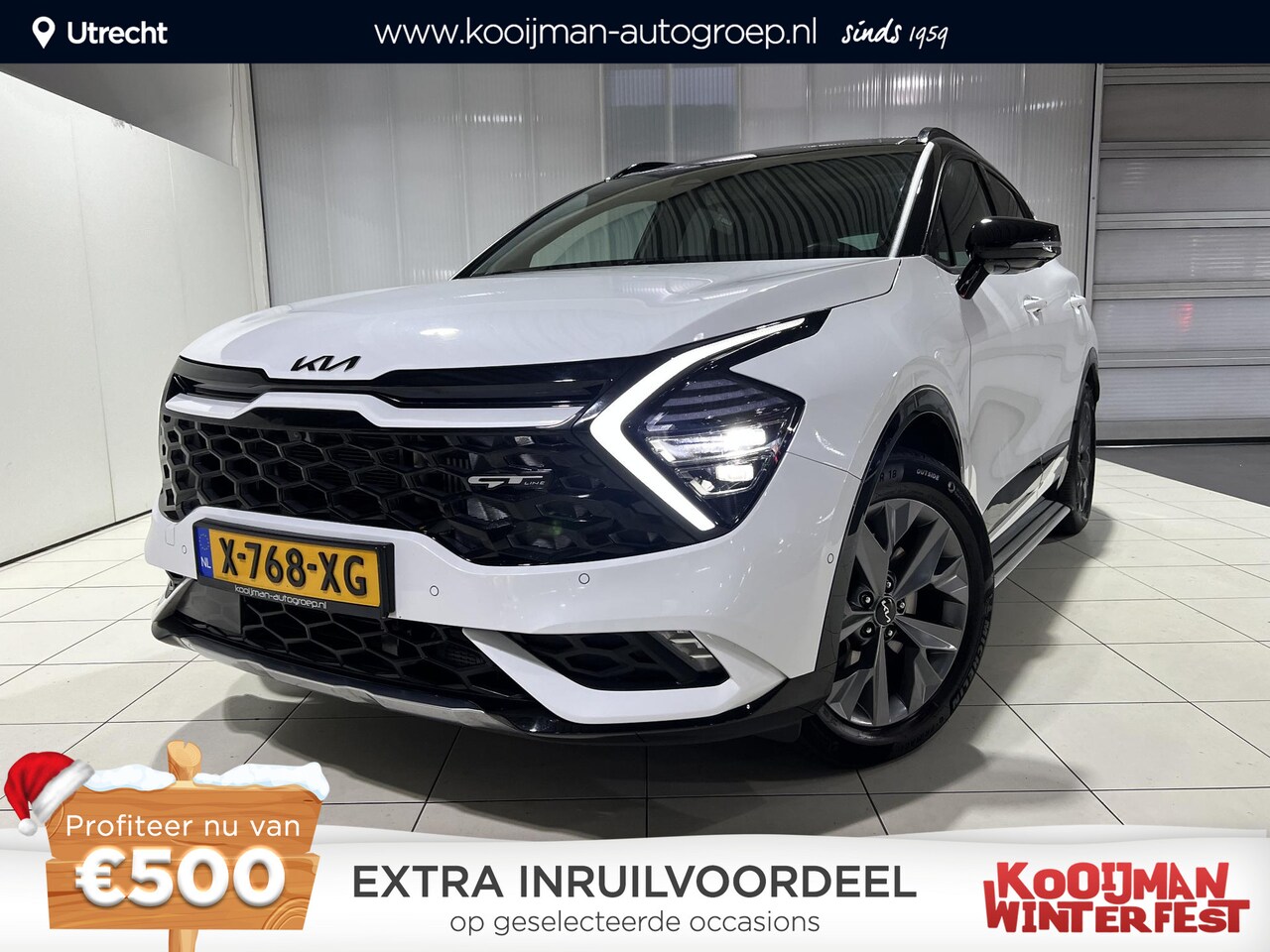Kia Sportage - 1.6 T-GDi Hybrid GT-PlusLine Elek. glazen panorama dak, Apple Carplay/Android Auto, Naviga - AutoWereld.nl