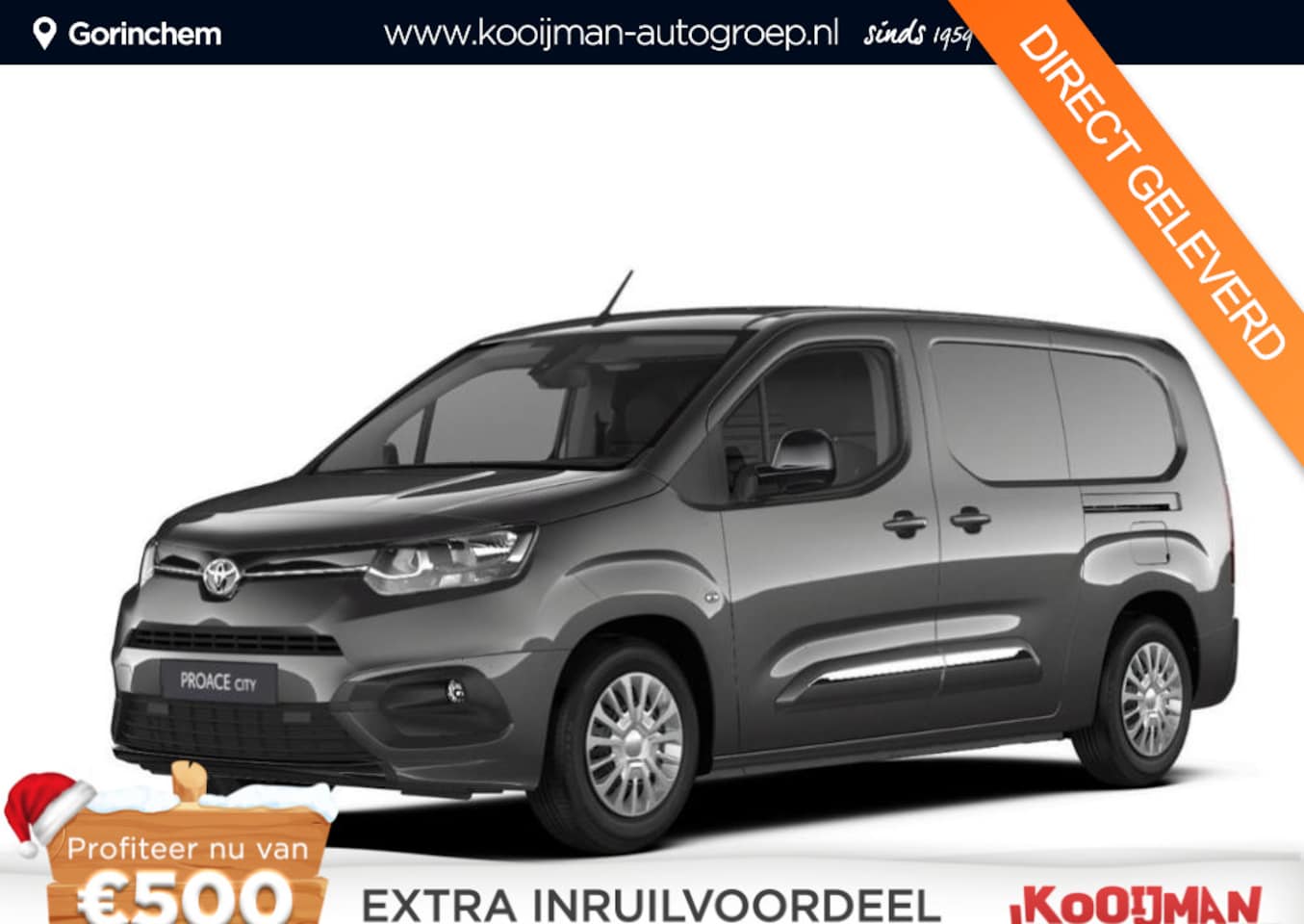 Toyota ProAce City - 1.5 D-4D Prof Long | NIEUW & DIRECT LEVERBAAR | 2 Schuifdeuren | PDC V+A | Navigatie | Bli - AutoWereld.nl