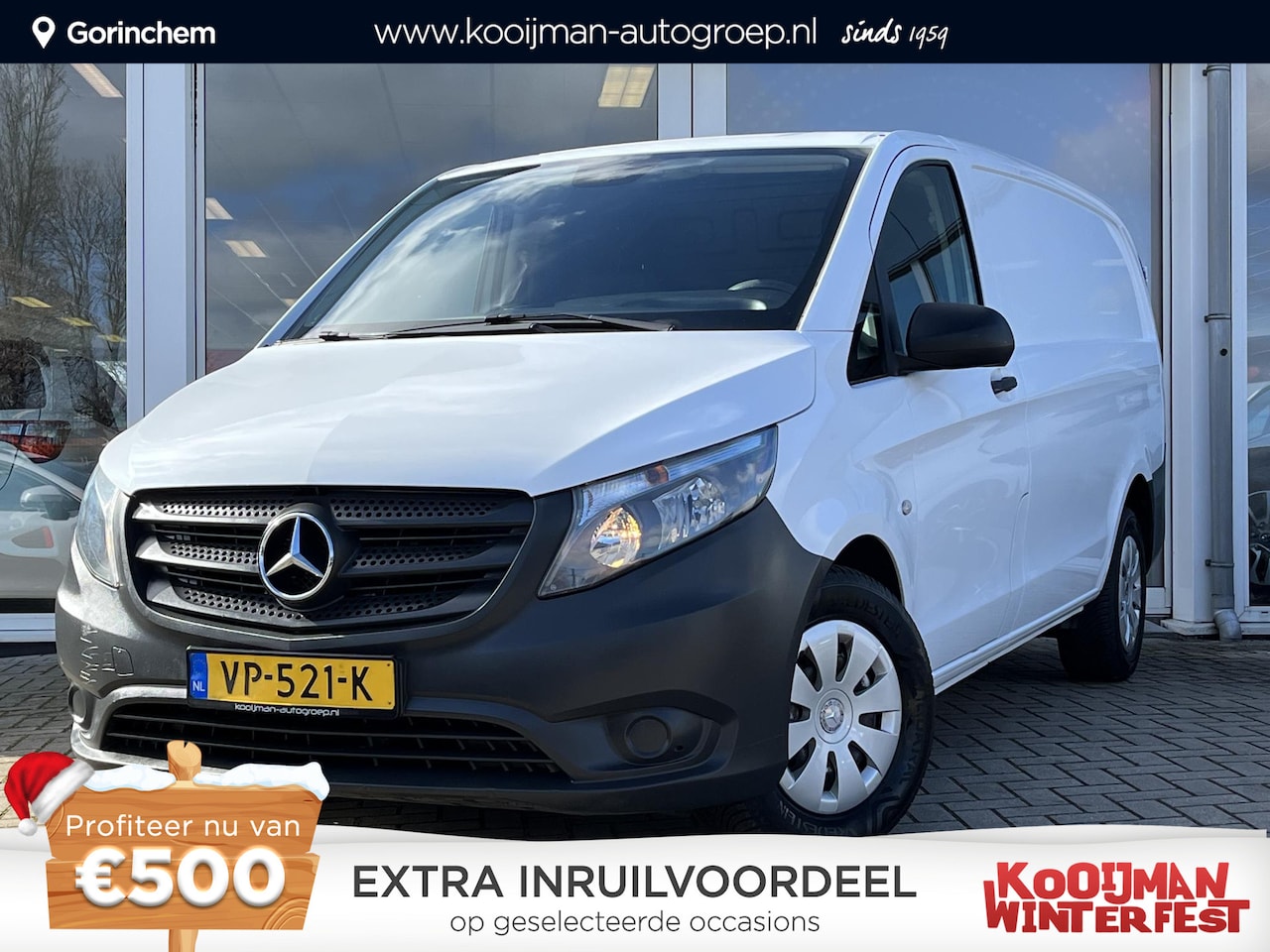 Mercedes-Benz Vito - 116 CDI Lang | Climate Control | Laadruimte Betimmering | Trekhaak | Excl. BTW | Grijs Ken - AutoWereld.nl