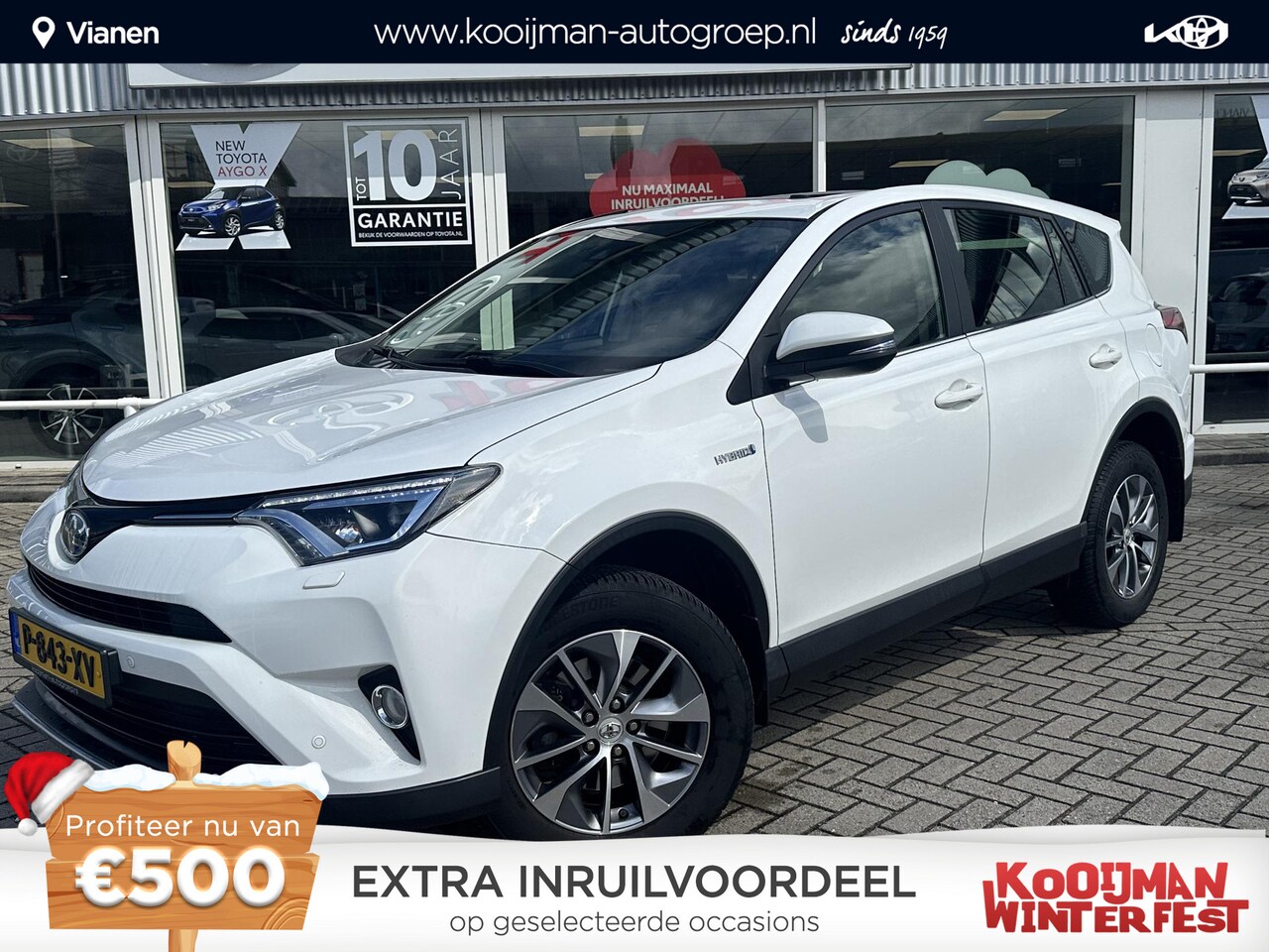Toyota RAV4 - 2.5 Hybrid Dynamic lichtmetalen velgen 17" , Sunroof , Parkeersensoren voor - achter , Sto - AutoWereld.nl