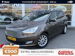 Ford Grand C-Max - 1.0 Titanium 7p. Zeer zuinige auto, met veel opties en 7 zitplaatsen ideale gezinsauto