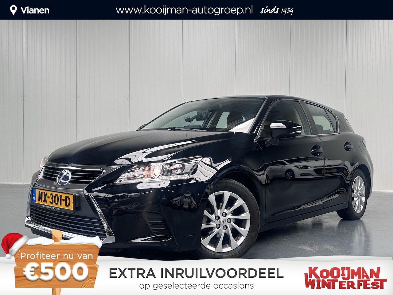 Lexus CT 200h - Business met Leder interieur en Trekhaak, NL auto zeer netjes, Garantie tot 2027 - AutoWereld.nl