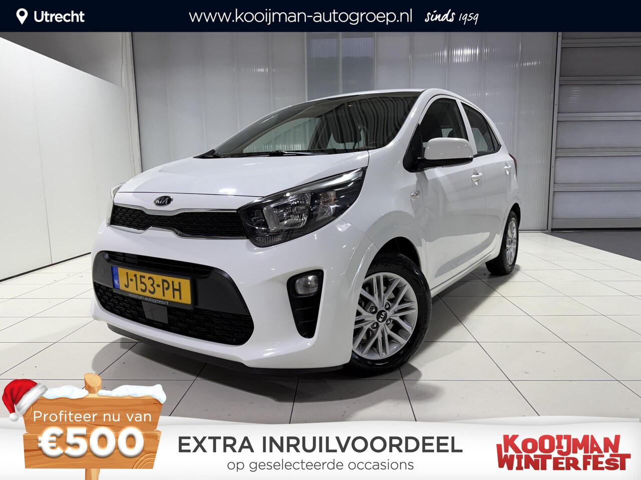 Kia Picanto - 1.0 DPi DynamicLine Apple Carplay/Android Auto, Airco, Camera. - AutoWereld.nl