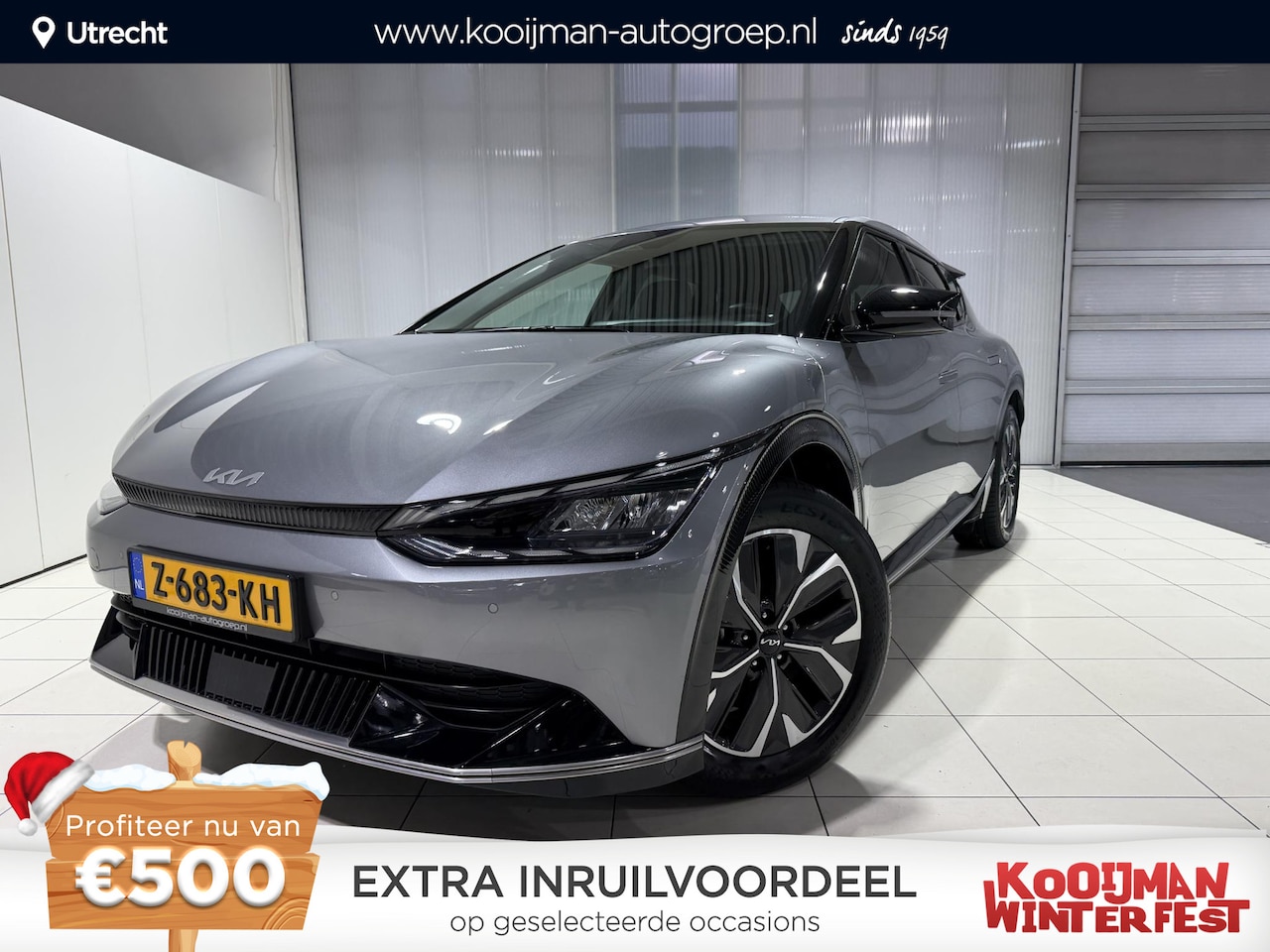 Kia EV6 - Plus 77.4 kWh Trekhaak, Btw auto, NL auto, Apple Carplay/Android Auto, Navigatie, Stoel en - AutoWereld.nl