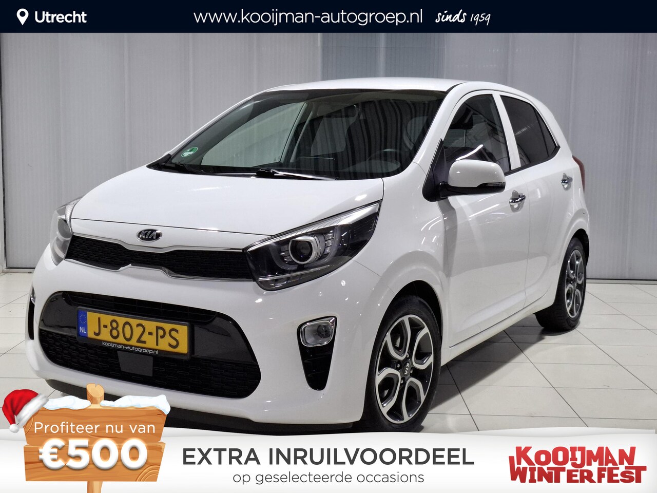 Kia Picanto - 1.0 DPi DynamicPlusLine Inclusief Trekhaak en Fietsendrager, Apple Carplay/Android Auto, N - AutoWereld.nl