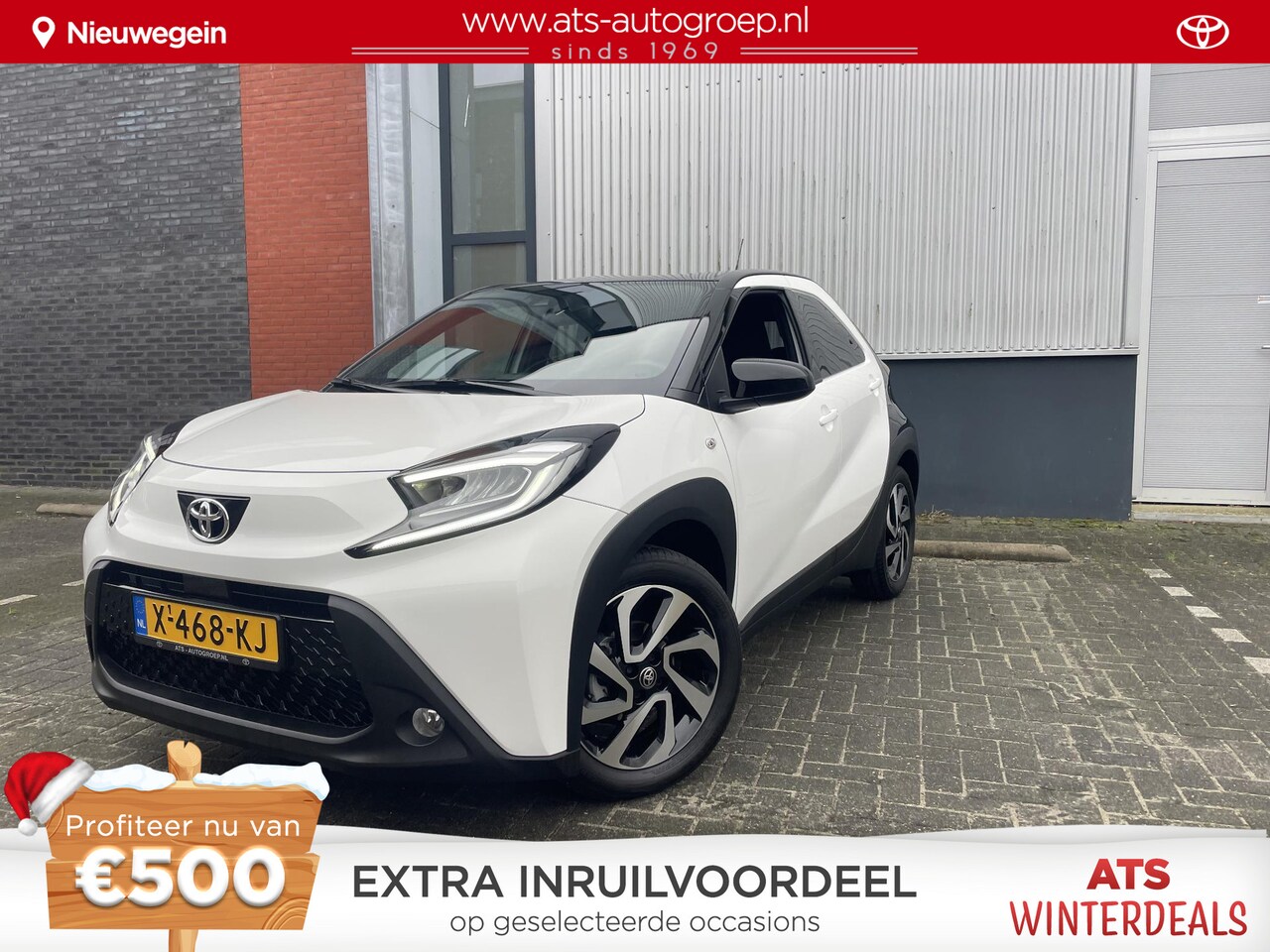 Toyota Aygo X - 1.0 VVT-i MT Pulse |17.000 KM | Bitone wit/zwart | Org NL en 1e Eigenaar | - AutoWereld.nl