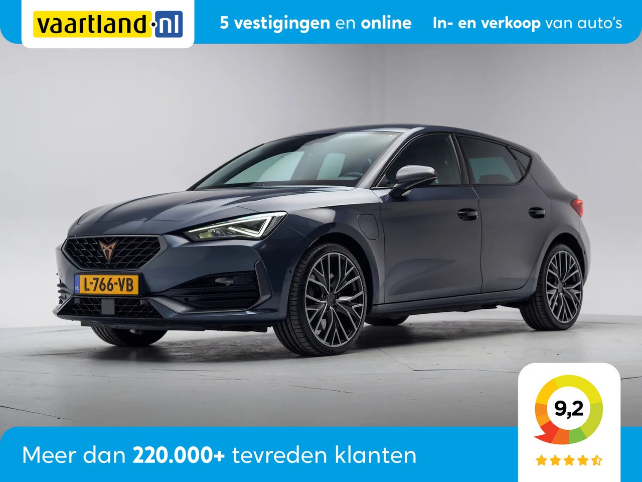 CUPRA Leon - 1.4 e-Hybrid VZ Adrenaline [ Virtual Half-leder LED Navi Camera ] - AutoWereld.nl