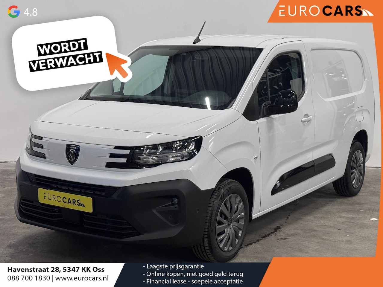 Peugeot Partner - 1.5 BlueHDi 100PK L2 | Navigatie | Digitale Cockpit | Trekhaak | Airco - AutoWereld.nl