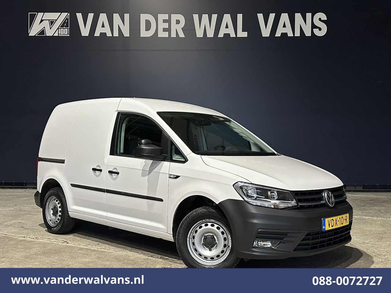 Volkswagen Caddy - 2.0 TDI 102pk L1H1 Euro6 Airco | LED | Cruisecontrol | 1500kg Trekhaak Parkeersensoren, Zi - AutoWereld.nl