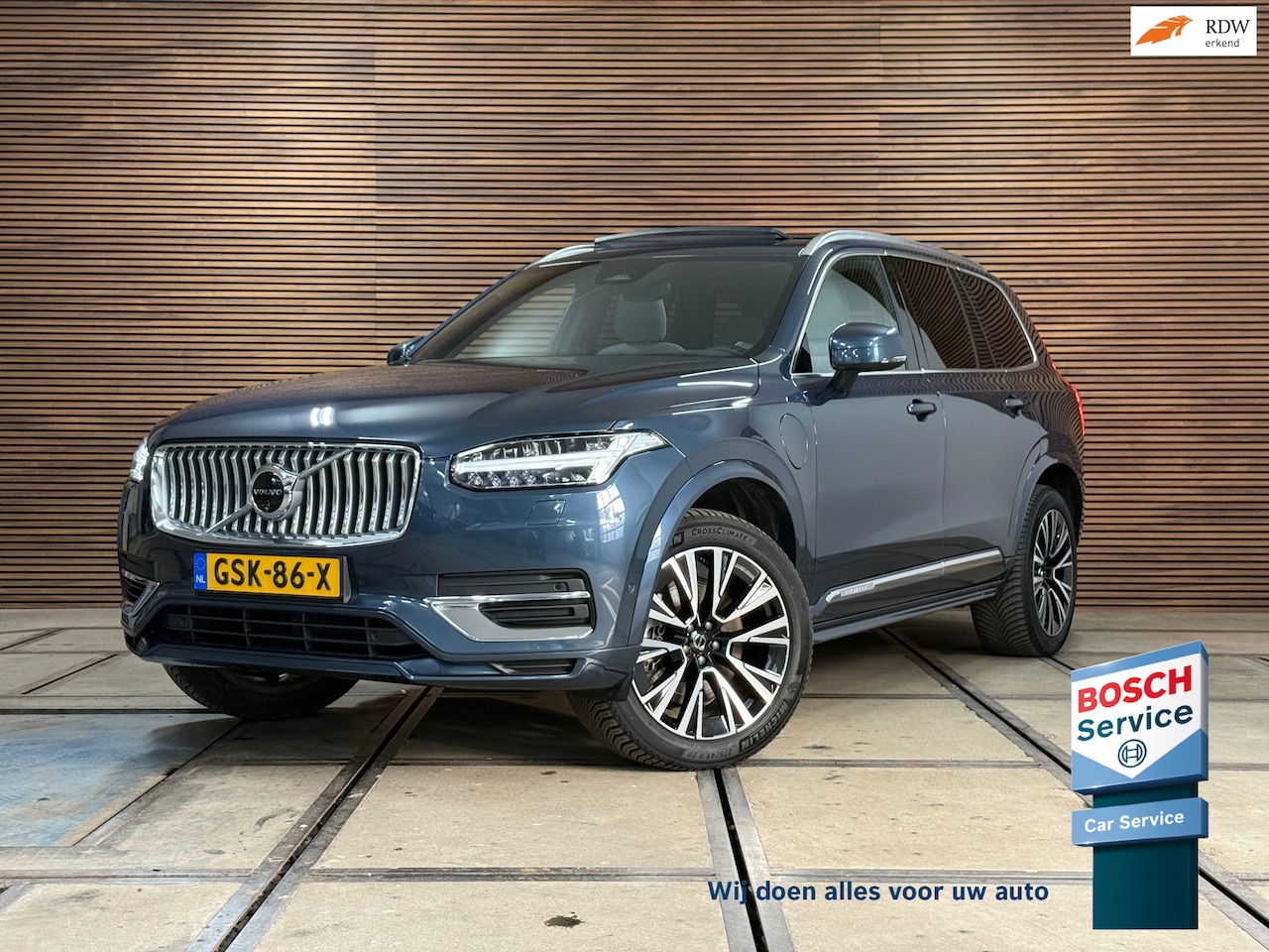 Volvo XC90 - 2.0 T8 Recharge AWD Ultimate Dark | Tailored Wool Blend | Pano | Harman/Kardon | 360° Came - AutoWereld.nl