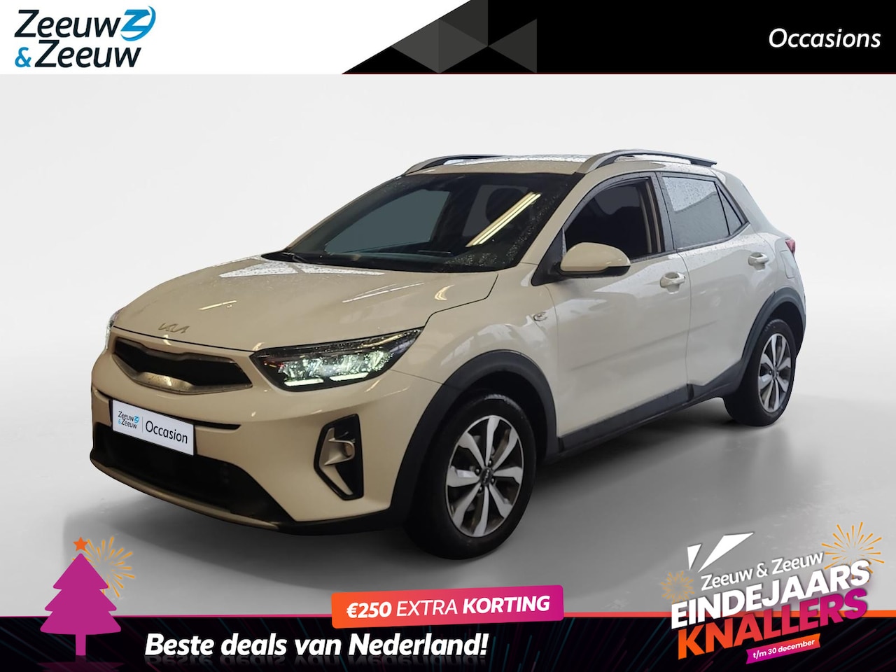 Kia Stonic - 1.0 T-GDi MHEV DynamicLine 1e Eigenaar | Dealer onderhouden | Fabrieksgarantie t/m 24-11-2 - AutoWereld.nl