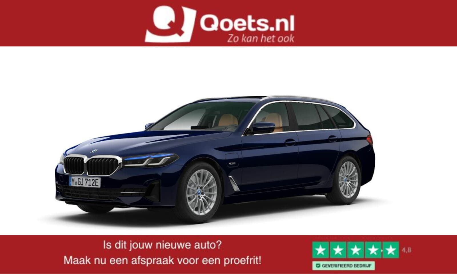 BMW 5-serie Touring - 530e xDrive Trekhaak - Panoramadak - Head up - Massage stoelen - zonneschermen achterporti - AutoWereld.nl