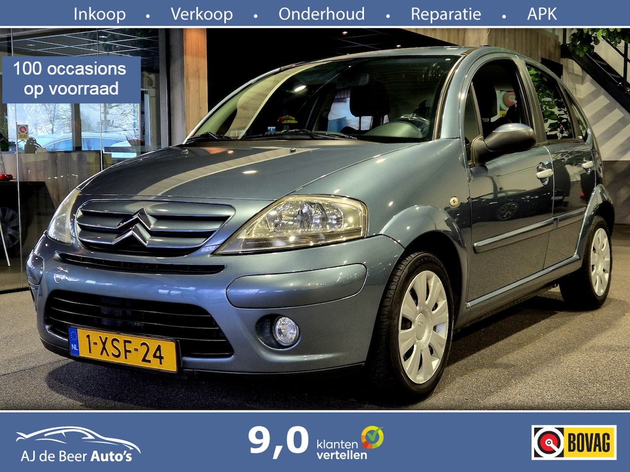 Citroën C3 - 1.4i Exclusive Airco | Cruise | Sensoren | Metallic | Nette auto - AutoWereld.nl