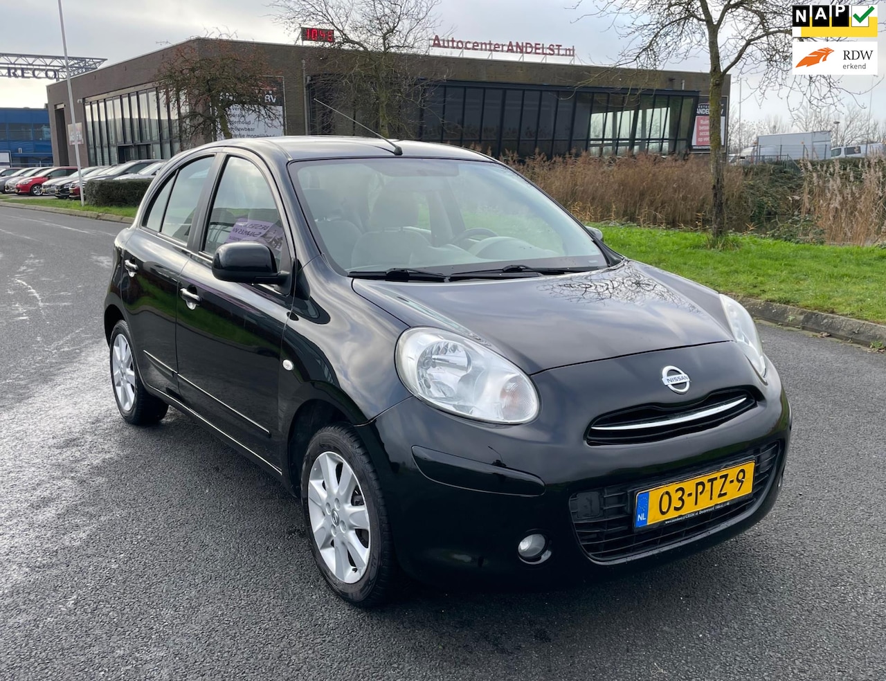 Nissan Micra - 1.2 Visia Pack 1.2 Visia Pack, 5drs, Aut, Cruise/Climate control, Lmv, Pdc, Bluetooth, 2e eig afk, Geen i - AutoWereld.nl
