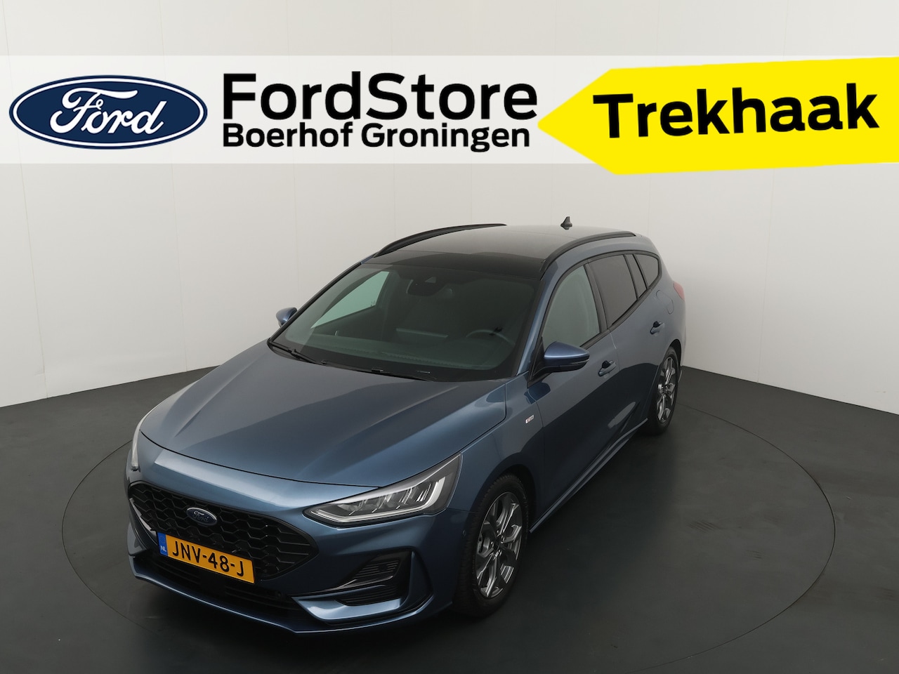 Ford Focus Wagon - ST-Line X EcoBoost Hybrid 155 pk | Pano | Trekhaak | Adapt. cruise | Winter Pack  | B&O | - AutoWereld.nl