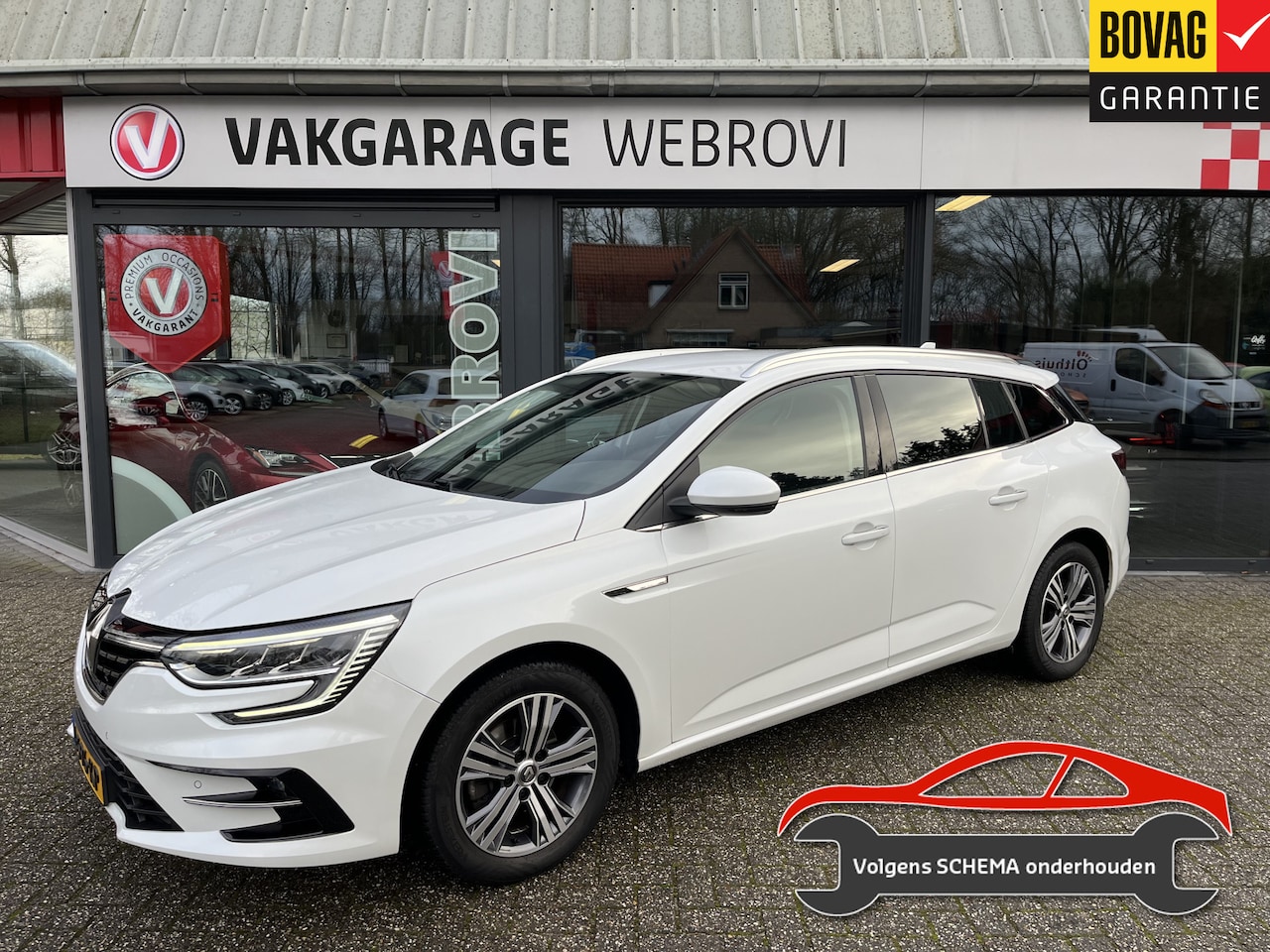 Renault Mégane Estate - 1.3 TCe Intens Automaat Blanc Nacré - AutoWereld.nl
